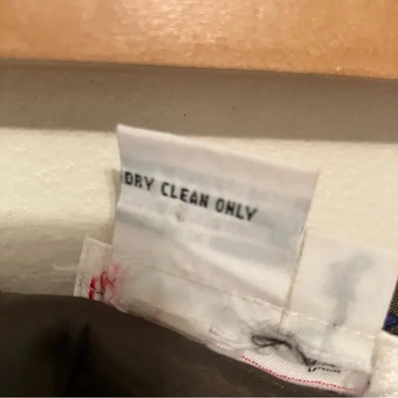 VTG Talbots Long Linen Skirt Sz.12 Green Floral Lined Cottagecore Pockets - Picture 6 of 8